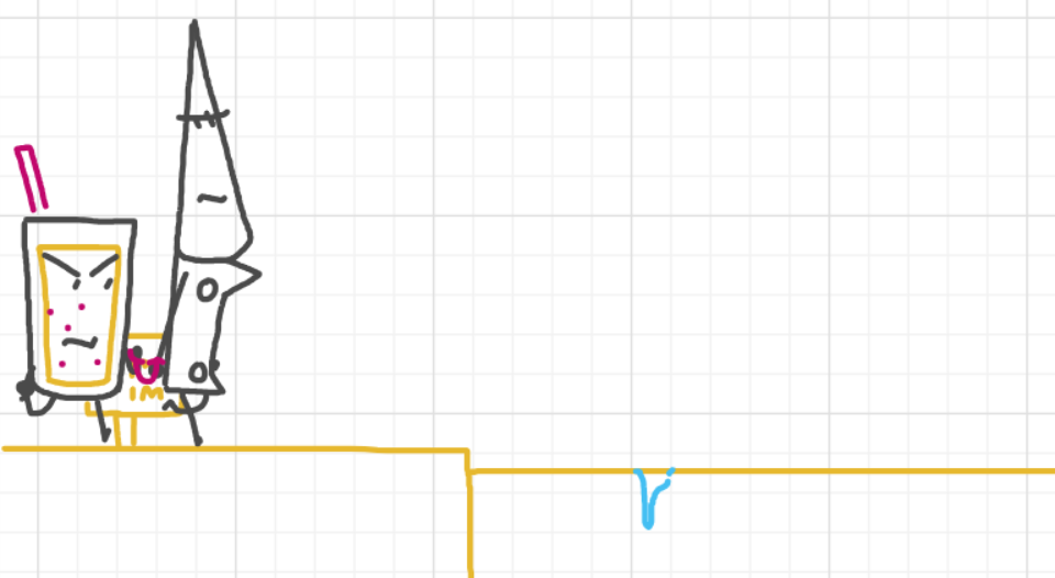 A panel from Running Duos, episode four of the Board Boards object show by Furretwalk/WalkingFurret.